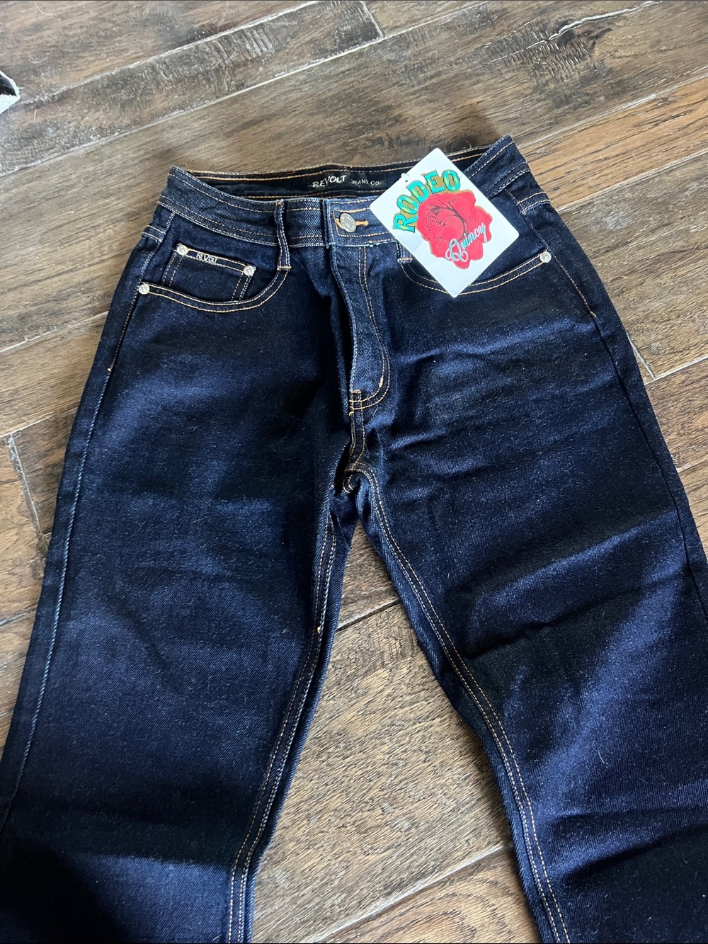 Rodeo Quincy Women's Straight Jeans — Dark Indigo